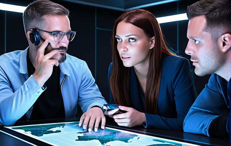 **
* Prompt: Valorant team strategizing around a holographic map, discussing communication and agent selection. Close-up on engaged faces, highlighting teamwork.
**