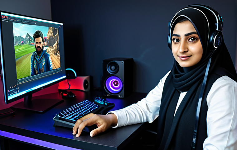 ** "A fully clothed professional Valorant player, wearing modest gaming attire, sitting at a gaming desk with a computer setup, focused expression, surrounded by Urdu gaming posters, safe for work, appropriate content, perfect anatomy, natural proportions, professional esports photography, high quality, family-friendly." **