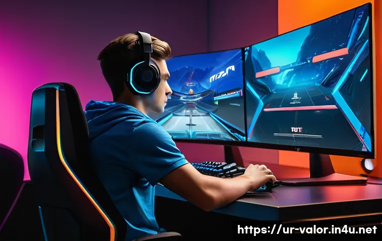 발로란트 설정 파일 백업 방법 - **Prompt 1: The Optimized Valorant Player** A 17-year-old male gamer, wearing a comfortable, mod...