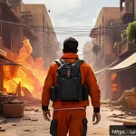 Home 19 발로란트 피닉스 공략법 - A dynamic action scene featuring Phoenix from Valorant strategically deploying his fiery Blaze wall ...