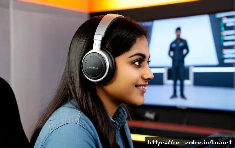 Home 30 발로란트 캐릭터 성우 인터뷰 - Photorealistic Urdu-language video game voice actor interview in a modern Karachi recording studio, ...