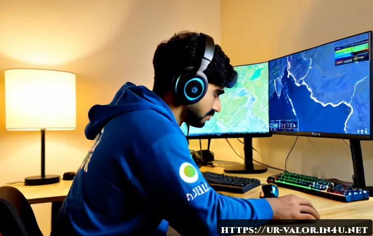 발로란트 경쟁전 승률 높은 전략 - Photorealistic Pakistani esports player in a neat Lahore bedroom gaming setup, wearing a modest hood...